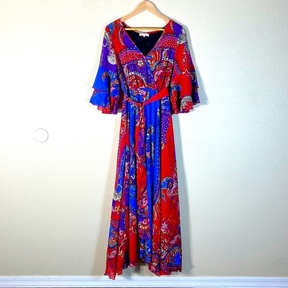 Une Ame Dresses & Skirts - Une Ame Boho Ruffle Maxi Dress